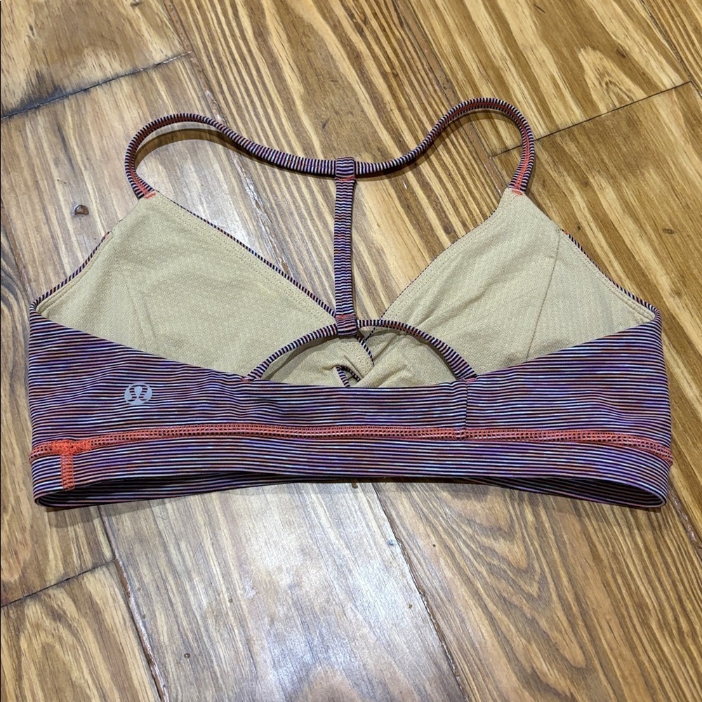 Lululemon Size 4 Pranayama Sports Bra We Are From Space Multicolor - Picture 2 of 4